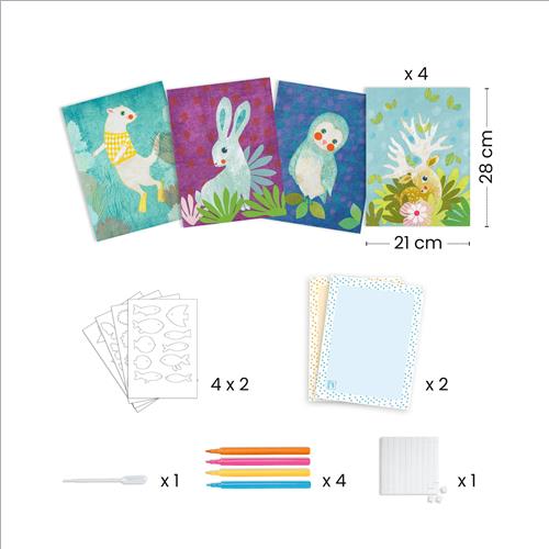 creare e decorare con la carta assorbent