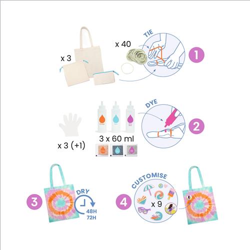 accessori tie die da creare