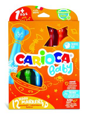 pennarelli teddy markers baby 12 colori