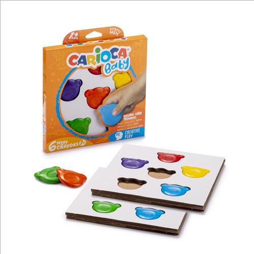 baby teddy crayon 6 colori