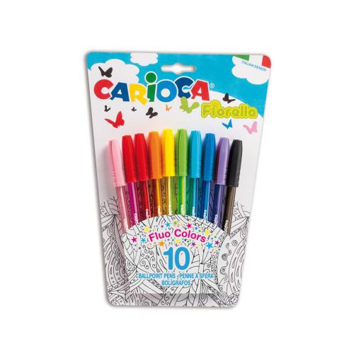 carioca fiorella penna semigel 10 colori