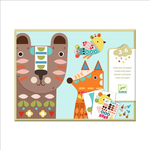 creare con la carta. 3 animali giganti