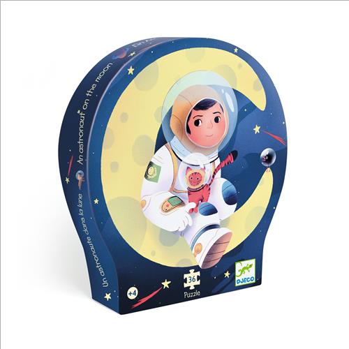 l'astronauta sulla luna puzzle