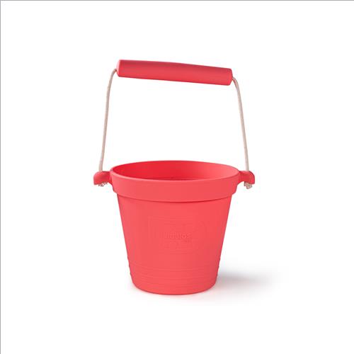 secchiello in silicone corallo