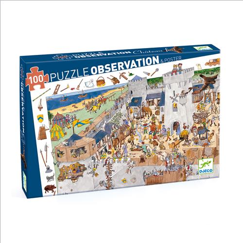 puzzel observ. il castello 100 pz
