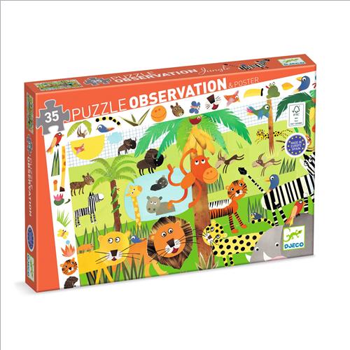 puzzle observation giungla 35pz 3 5a