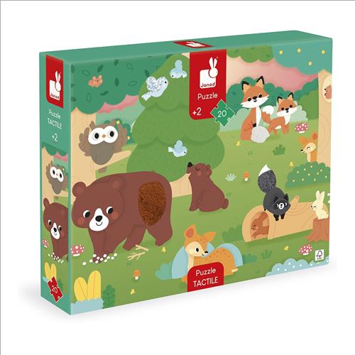 puzzle tattile foresta