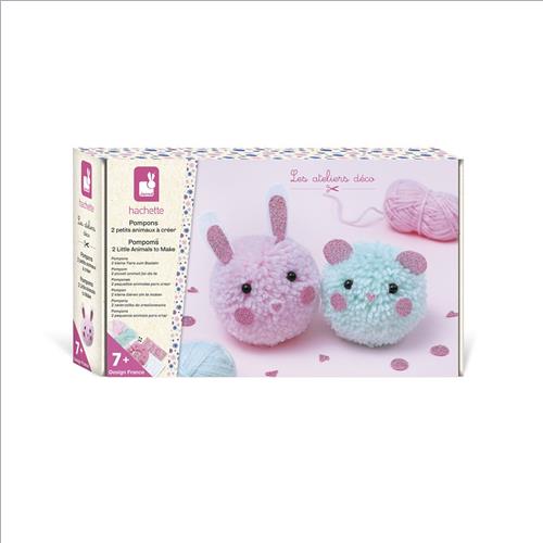 atelier pompons due piccoli animali